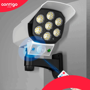 FOCO LED SOLAR - LAMPARA TIPO CAMARA ORIGINAL - Mi tienda🥇